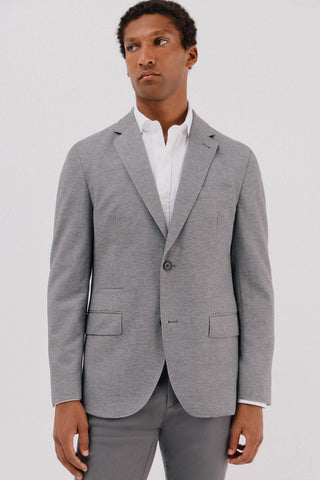 Blazer Regular Fit con Bolsillos Delanteros