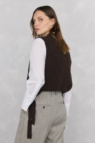 Chaleco de Punto con Detalle Lazadas