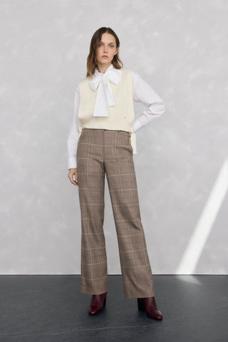 Chaleco de Punto con Detalle Lazadas