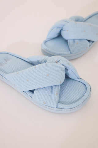 Sandalias Detalle Nudo con Estampado