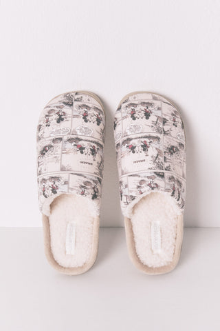 Pantuflas Mocasín de Pelo Colección Mickey Mouse