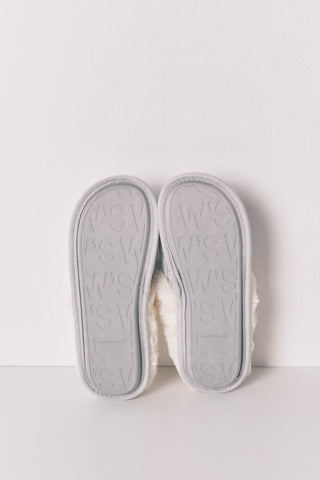 Pantuflas Acanaladas con Detalle de Lúrex