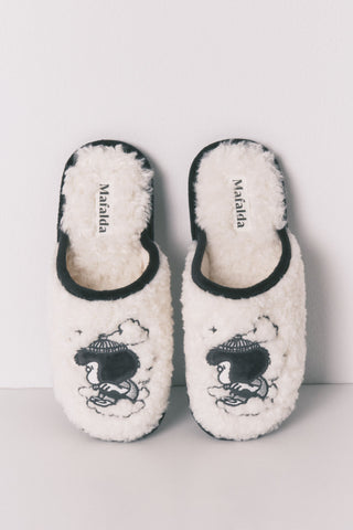 Pantuflas Acolchadas Estampado Mafalda