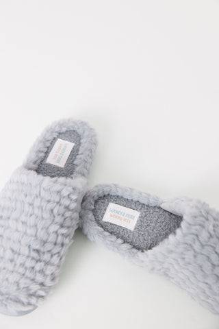 Pantuflas de Pelo con Textura