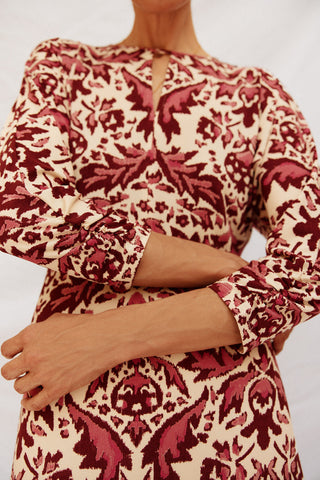 Vestido Midi con Detalle Abertura
