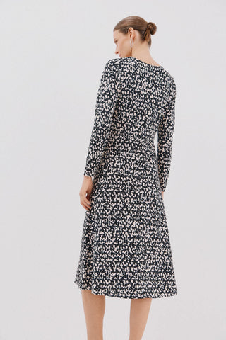 Vestido Detalle Fruncido con Cinturón