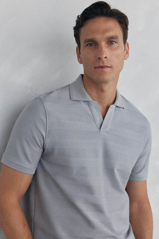 Polo Manga Corta con Logo de Algodón