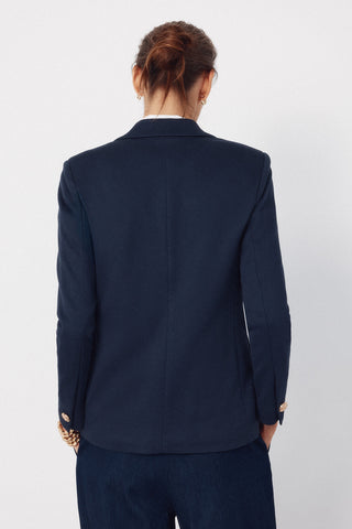 Blazer de Punto con Detalle Botones