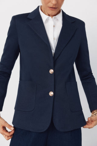 Blazer de Punto con Detalle Botones