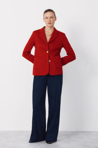 Blazer de Punto con Detalle Botones