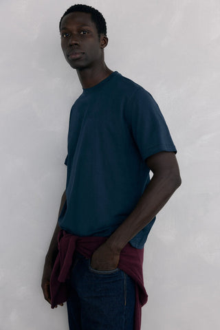 Camiseta Manga Corta con Detalle Logo