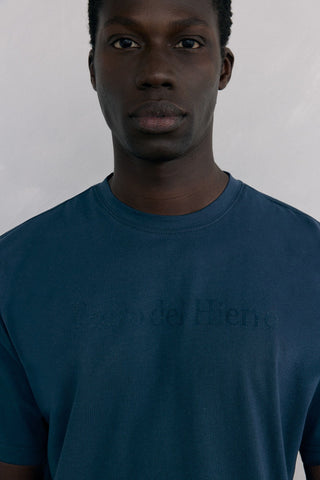 Camiseta Manga Corta con Detalle Logo