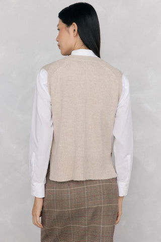 Chaleco de Punto con Tejido Clado
