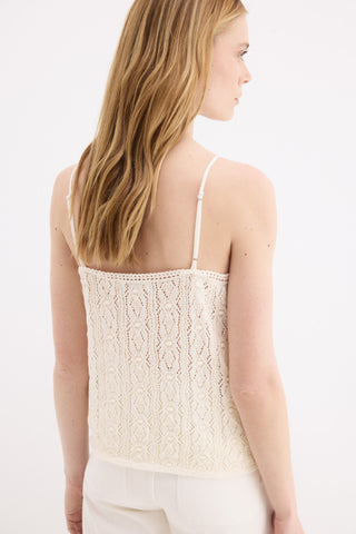 Top Tirantes Finos Crochet.