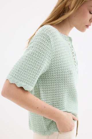 E Chaqueta Mc Crochet Romántico.