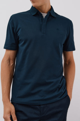 Polo Manga Corta con Logo Bordado