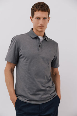 Polo Manga Corta con Logo Bordado