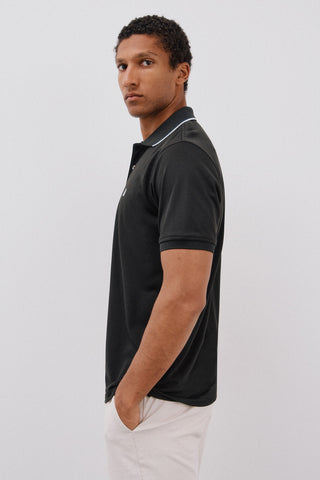 Polo Manga Corta con Logo Bordado