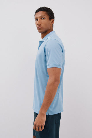 Polo Manga Corta con Logo Bordado