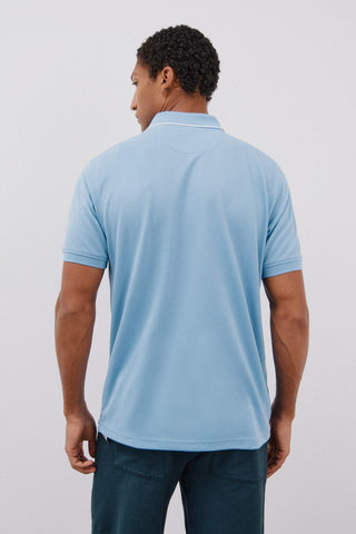 Polo Manga Corta con Logo Bordado