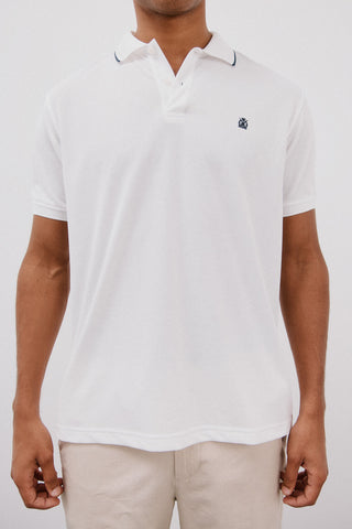 Polo Manga Corta con Logo Bordado