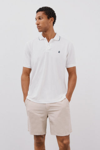 Polo Manga Corta con Logo Bordado
