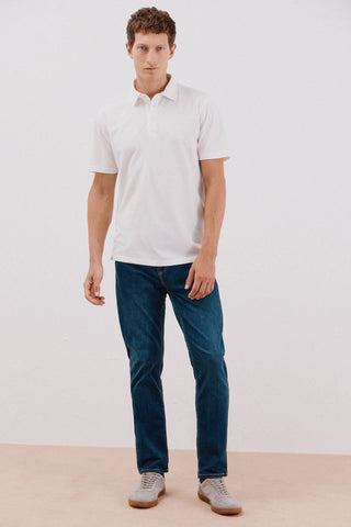 Polo Manga Corta con Detalle Bordado