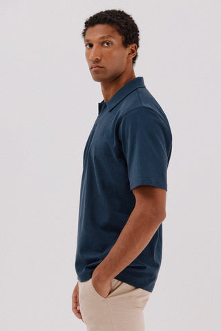 Polo Manga Corta con Logo Bordado
