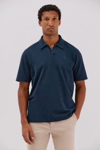 Polo Manga Corta con Logo Bordado