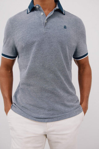 Polo Manga Corta con Logo Bordado