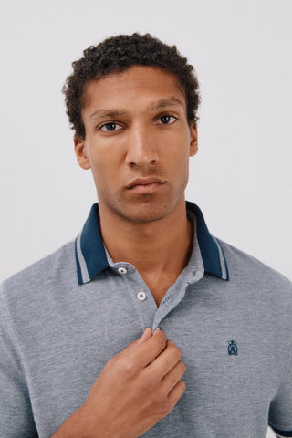 Polo Manga Corta con Logo Bordado