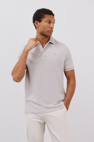 Polo Manga Corta con Logo Bordado