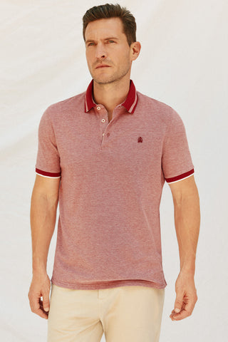 Polo Manga Corta con Logo Bordado