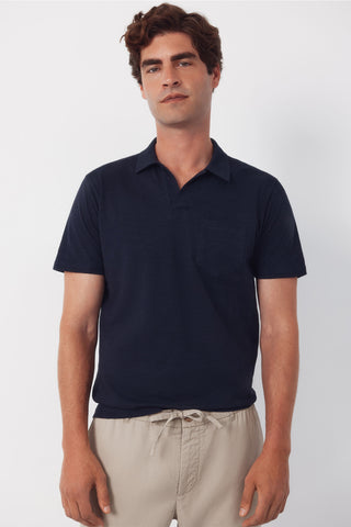 C4K Polo Jc Sj Slub Pckt.