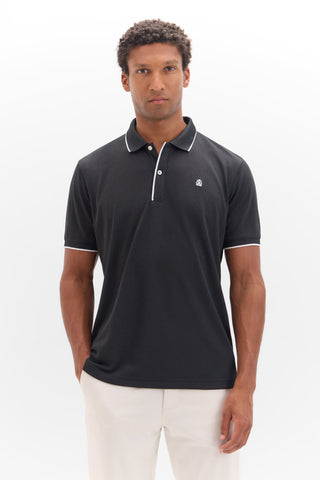 Polo Regular Fit con Cuello Contraste