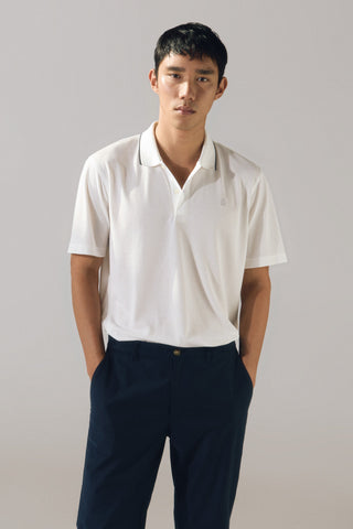 Polo Manga Corta con Logo Bordado