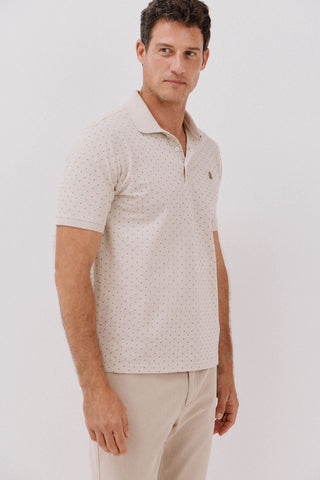 Polo Manga Corta con Estampado