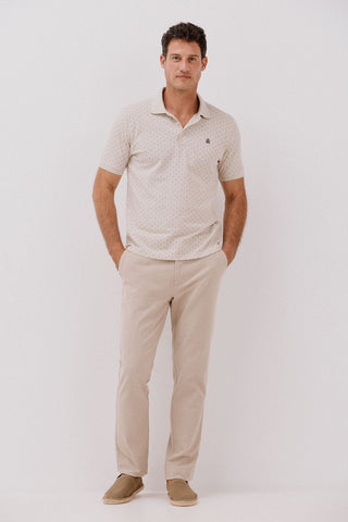 Polo Manga Corta con Estampado