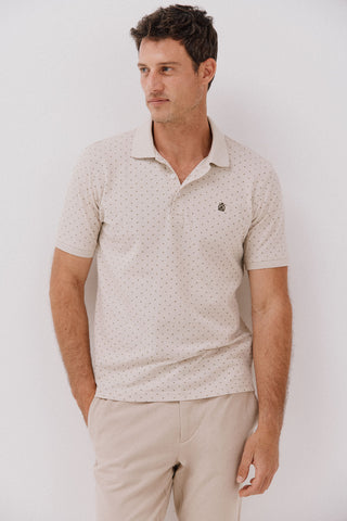 Polo Manga Corta con Estampado