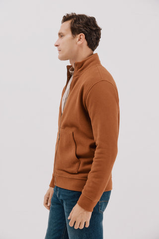 Cárdigan Regular Fit con Cuello Alto