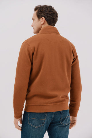 Cárdigan Regular Fit con Cuello Alto