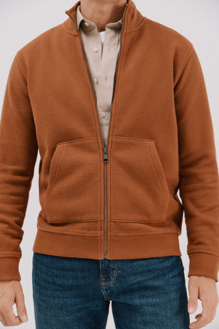 Cárdigan Regular Fit con Cuello Alto