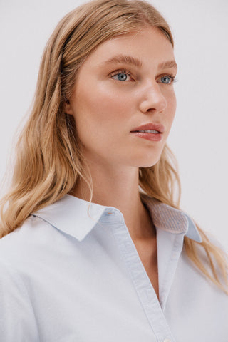 Camisa Manga Larga de Algodón