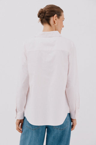 Camisa Manga Larga de Algodón