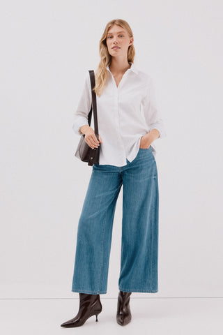 Camisa Manga Larga de Algodón