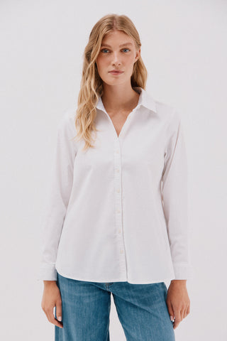 Camisa Manga Larga de Algodón