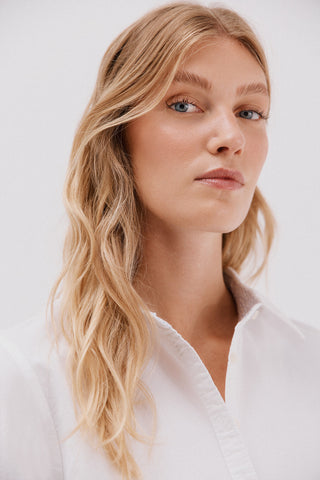 Camisa Manga Larga de Algodón