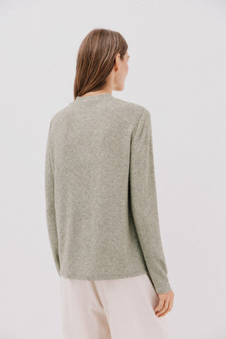 Camiseta Manga Larga con Detalle Botones