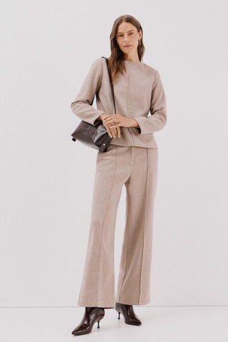 Camiseta Manga Larga con Aberturas Laterales