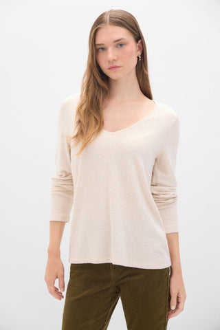 Camiseta Básica Cuello Pico